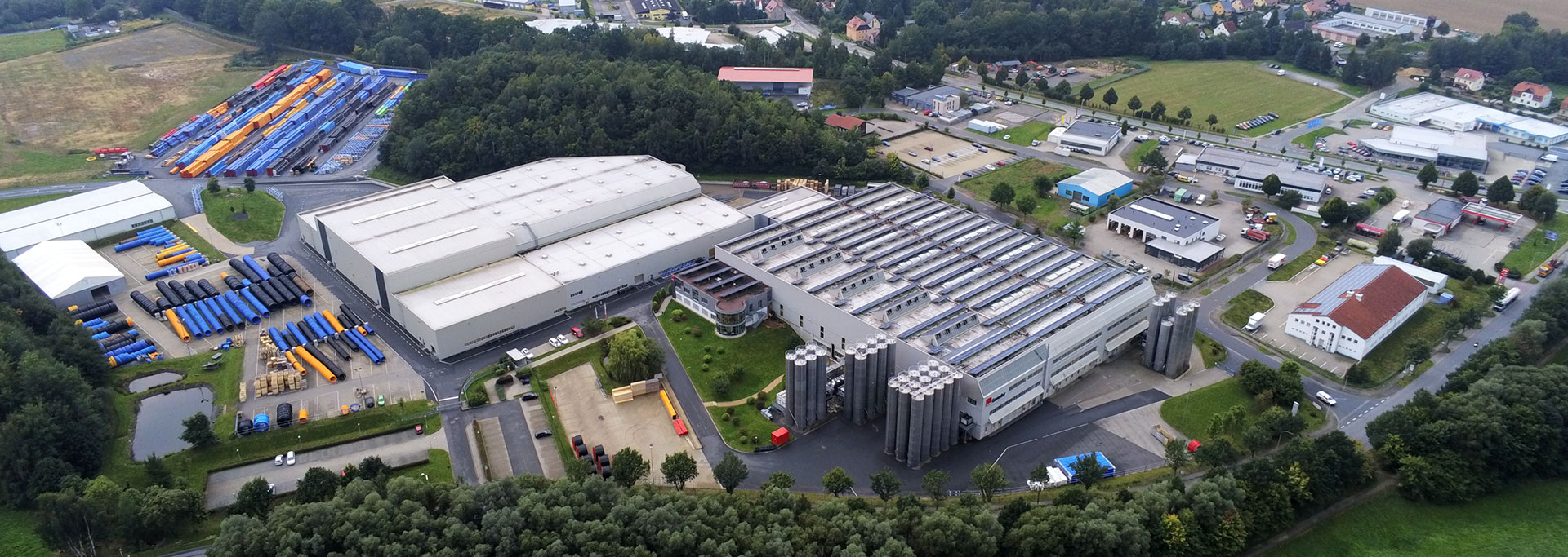 Blick auf den Industrie- und Gewerbepark Blick auf den Industrie- und Gewerbepark